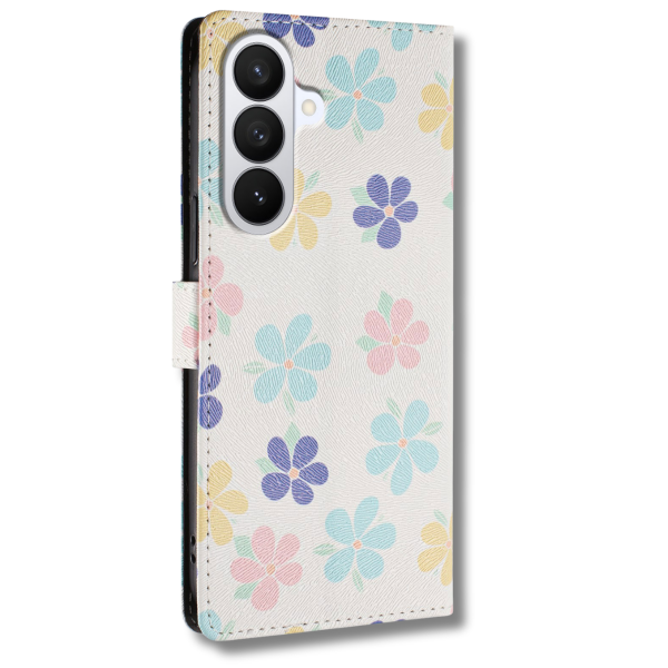 Samsung Galaxy S26 Bookcase Hoesje met Bloemenprint Stijlvolle Bescherming met Wallet Functie – foto 5