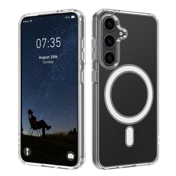 Samsung Galaxy A37 5G MagSafe Hoesje Transparant Kristalheldere Bescherming met Magnetische Ondersteuning