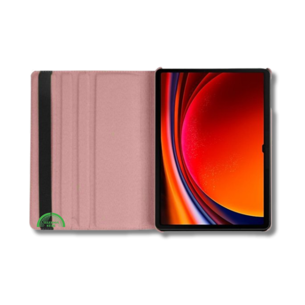 Hoesje voor Samsung A11 Plus Roze Bookcase met Kickstand – foto 3