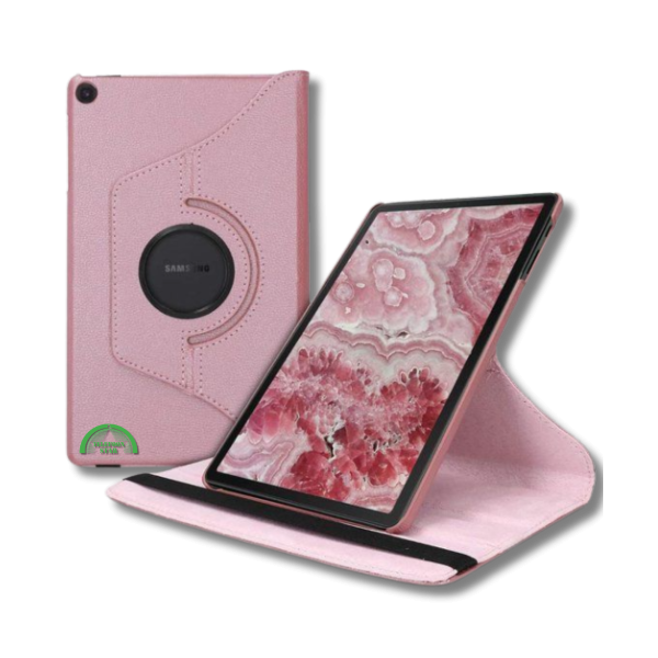 Hoesje voor Samsung A11 Plus Roze Bookcase met Kickstand – foto 2