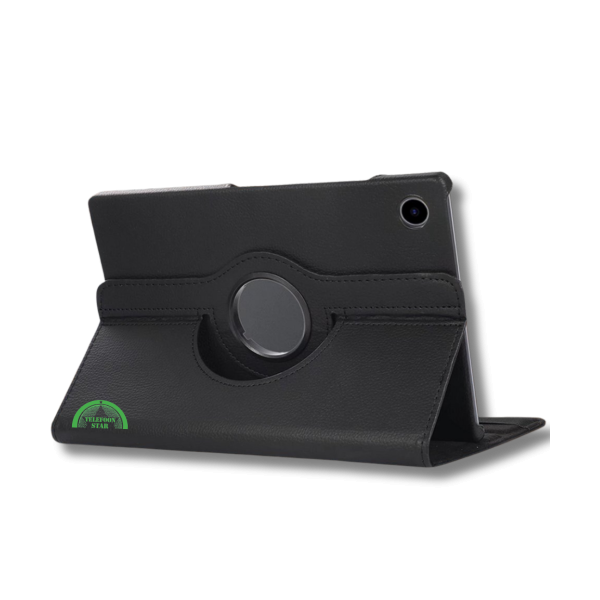 Hoesje voor Samsung A11 Plus Zwart Bookcase met Kickstand – foto 3
