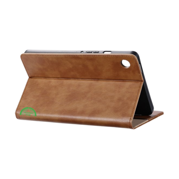 Hoesje voor Samsung A11 Bruin Bookcase met Kickstand Slank licht en stevig – foto 5