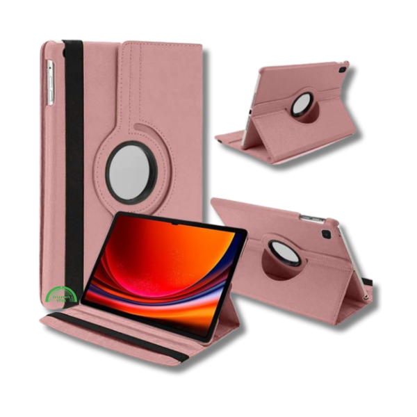Hoesje voor Samsung A11 Plus Roze Bookcase met Kickstand – foto 5