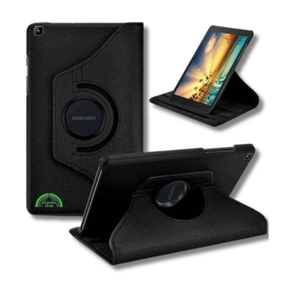 Hoesje voor Samsung A11 Plus Zwart Bookcase met Kickstand – foto 5