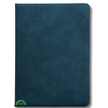 Hoesje voor Samsung A9 Plus Donker Blauw Bookcase met Kickstand Slank licht en stevig