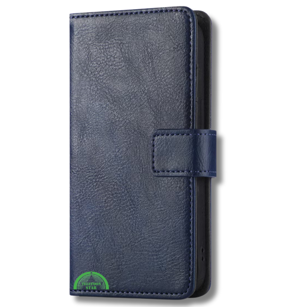 Classic Leather Wallet Samsung Galaxy S26 Ultra Beschermcase Blauwe – foto 3