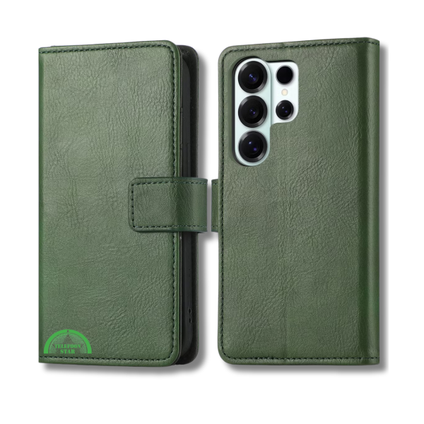 Hoesje voor Samsung Galaxy S26 Ultra Bookcase Groen Maximale Bescherming Perfecte Pasvorm – foto 6