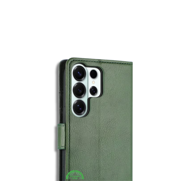 Hoesje voor Samsung Galaxy S26 Ultra Bookcase Groen Maximale Bescherming Perfecte Pasvorm – foto 5