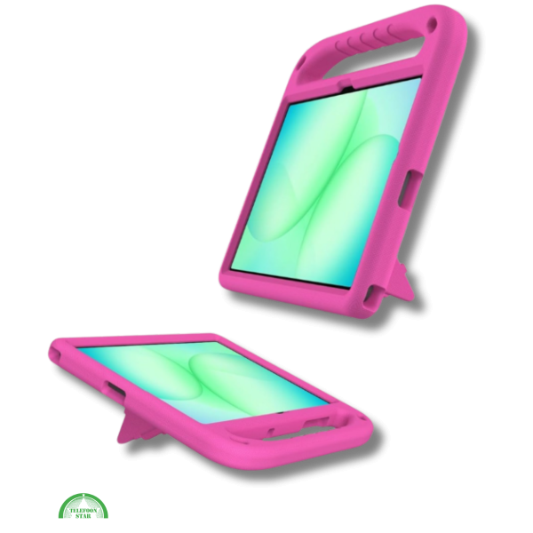 Hoesje voor Samsung A9 Plus Roze Kids Shockproof Met Handgreep en Kickstand – foto 3