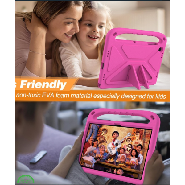 Hoesje voor Samsung A9 Plus Roze Kids Shockproof Met Handgreep en Kickstand – foto 2