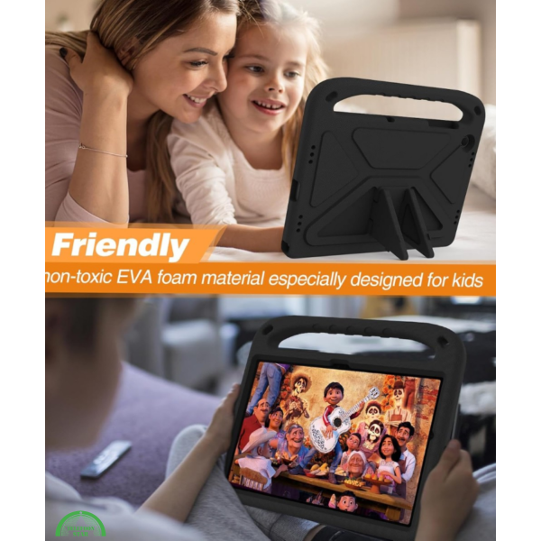 Hoesje voor Samsung A9 Plus Zwart Kids Shockproof Met Handgreep en Kickstand – foto 2