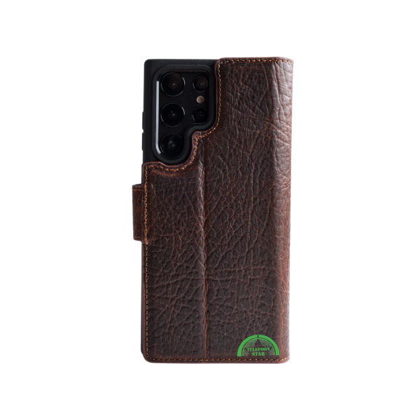 Luxe 2-in-1 Bookcase Hoesje Donker Bruin - Samsung Galaxy S-serie – foto 3
