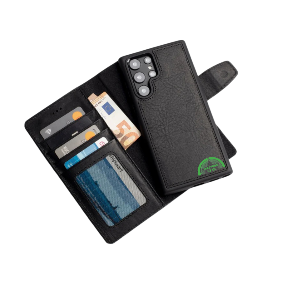Luxe 2-in-1 Bookcase Hoesje Zwart - Samsung Galaxy S-serie