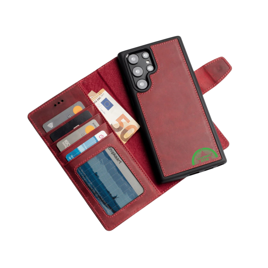 Luxe 2-in-1 Bookcase Hoesje Rood - Samsung Galaxy S-serie
