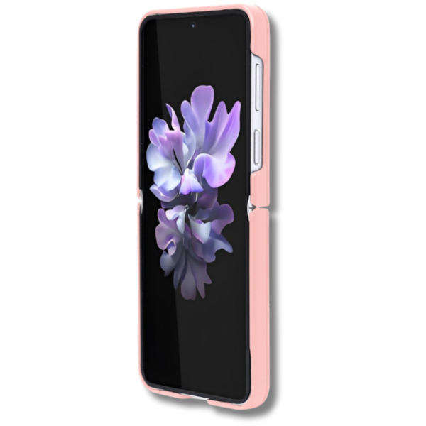Samsung Galaxy Z Flip 7 Marmer Glitter Hoesje Blauw-Roze – foto 2