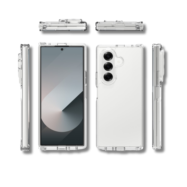 Samsung Galaxy Z Fold 7 Crystal Clear Hybrid Armor Hoesje Transparant – foto 4
