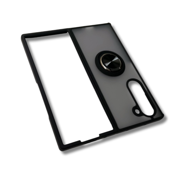 Samsung Galaxy Z Fold 7 Matt Ring Armor Hoesje Zwart – foto 2
