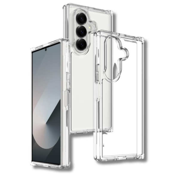 Samsung Galaxy Z Fold 7 Crystal Clear Hybrid Armor Hoesje Transparant – foto 5