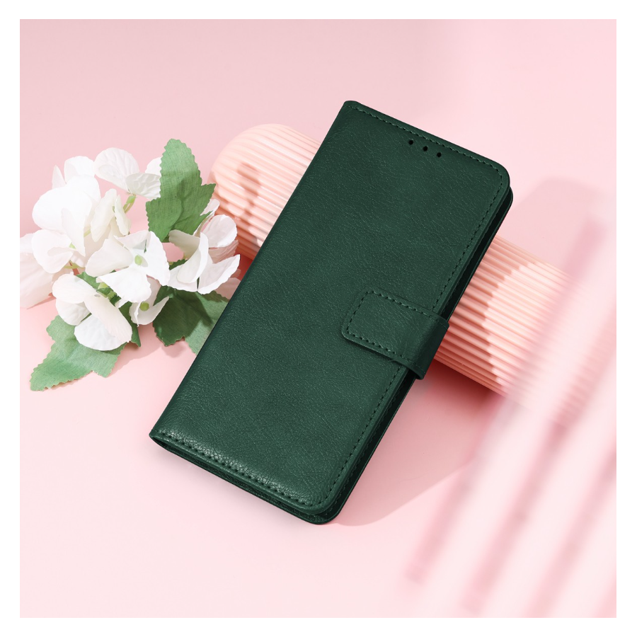 Oppo A80 boek case met Pasjes Groen