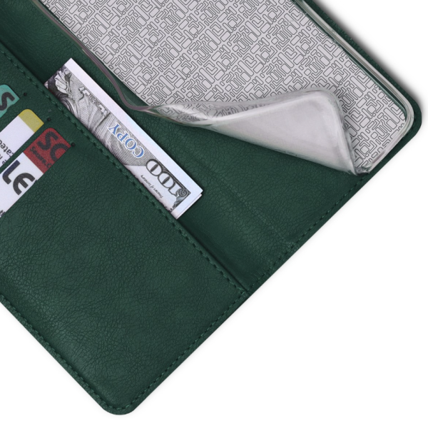 Oppo A80 boek case met Pasjes Groen – foto 6
