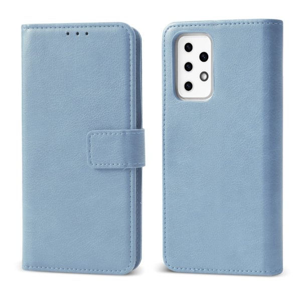 Oppo A80 boek case met Pasjes Licht Blauw – foto 2