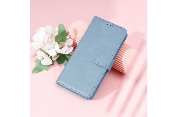 Oppo A80 boek case met Pasjes Licht Blauw