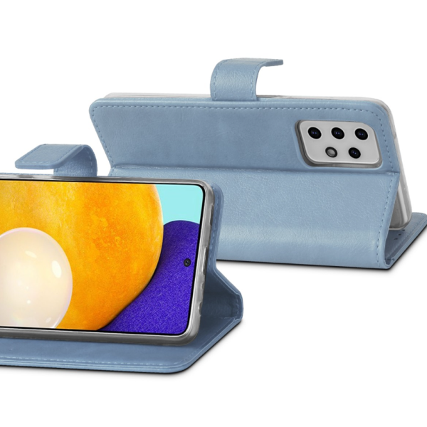 Oppo A80 boek case met Pasjes Licht Blauw – foto 4