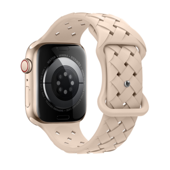 Apple Watch Siliconen Bandje met Patroon 42/44/45/49mm Roze