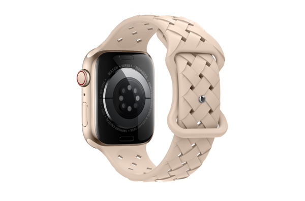 Apple Watch Siliconen Bandje met Patroon 42/44/45/49mm Roze