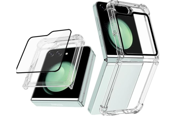 Samsung Z flip 6 Hybrid Clear Armor Case