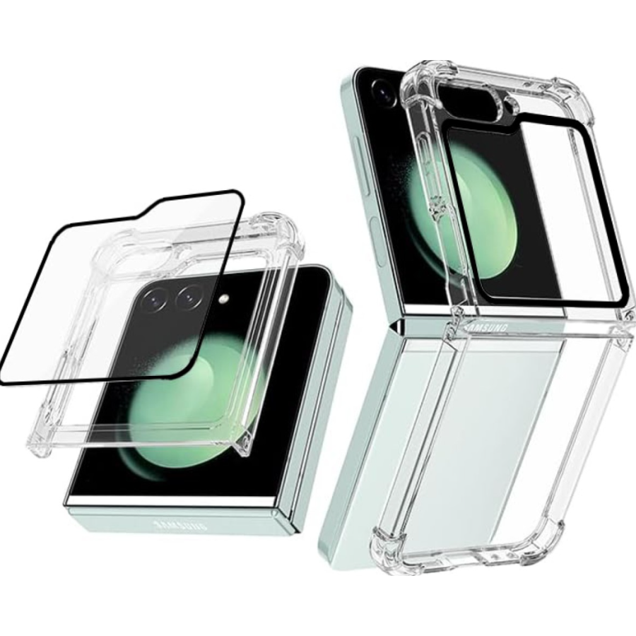 Samsung Z flip 6 Hybrid Clear Armor Case