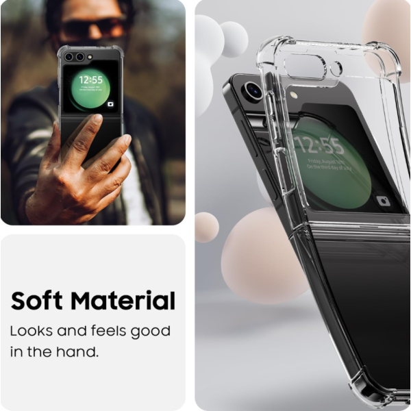 Samsung Z flip 6 Hybrid Clear Armor Case – foto 2