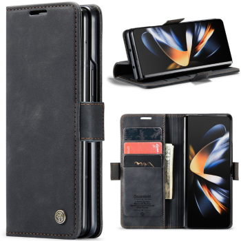 Samsung Galaxy Z Fold 6 Hoesje boek case met Pasjes Zwart