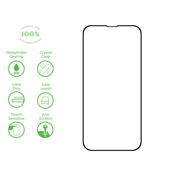 Screenprotector - Gehard glas voor iPhone Serie – foto 2