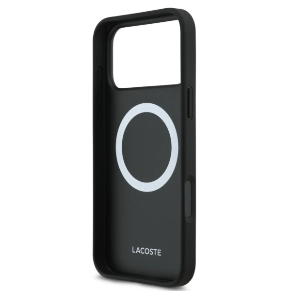 Lacoste iPhone 18 Pro Max Hoesje met MagSafe en Magnetische Pashouder &ndash; Zwart – foto 6