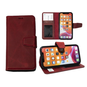 Hoesje Samsung Galaxy S26 Leer % Boekmodel 2 in 1 Rood