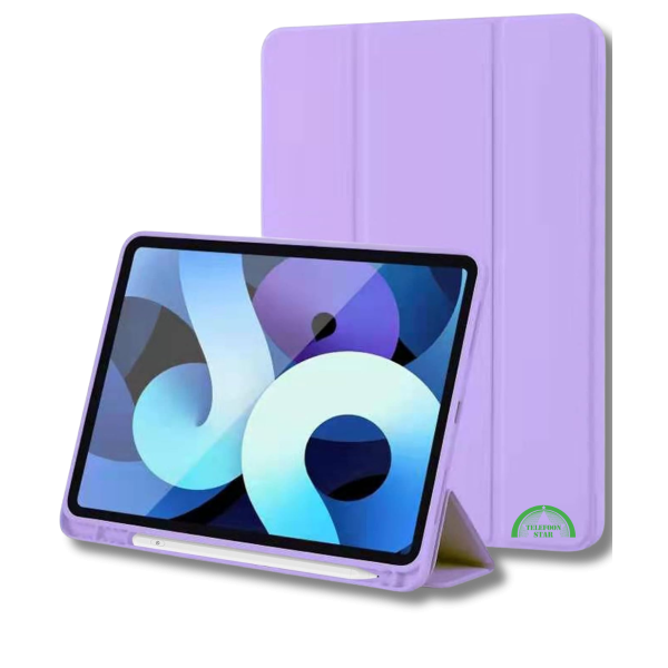 Hoesje voor iPad A16(2025)/iPad 2022 (10.9 inch 10e Gen) Paars Silicone Smart Cover Met Pen Slot – foto 5