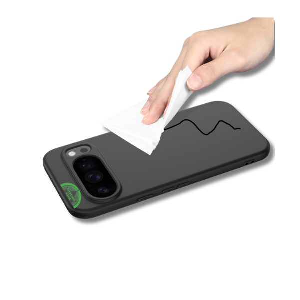 Google Pixel 10 Zwart Soft Touch Siliconen Hoesje Slanke Bescherming – foto 2