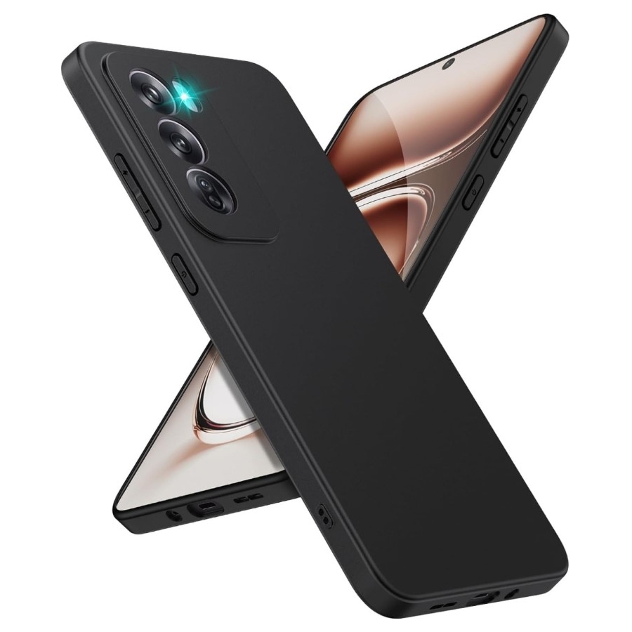 Hoesje Oppo Reno 12 5G | Siliconen | Hoogwaardige bescherming | Zwart