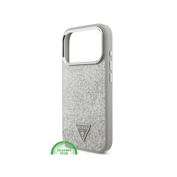 Guess iPhone 17 Pro Hoesje met MagSafe &ndash; Zilveren Glitter Luxe Bescherming – foto 6