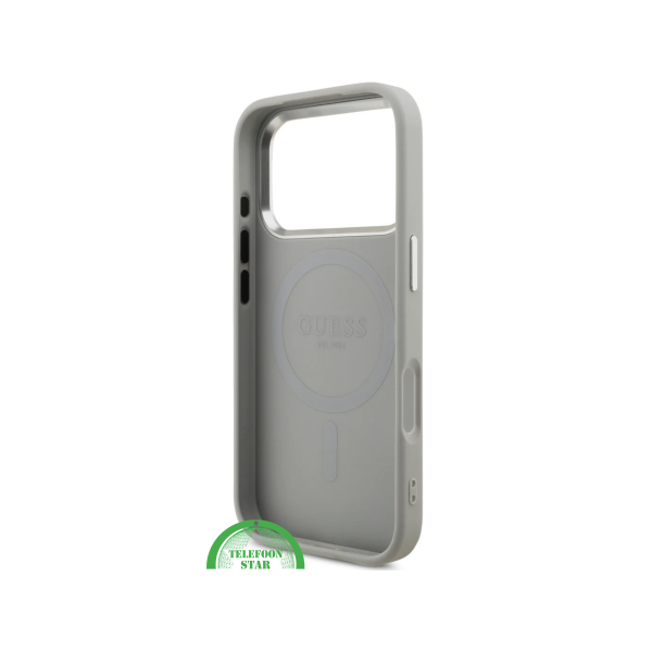 Guess iPhone 17 Pro Hoesje met MagSafe &ndash; Zilveren Glitter Luxe Bescherming – foto 8