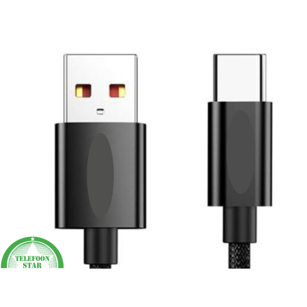 USB-A naar USB-C Kabel &ndash; 3 Meter &ndash; Data &amp; Opladen zwart&ndash; Extra Lang &amp; Betrouwbaar – foto 3