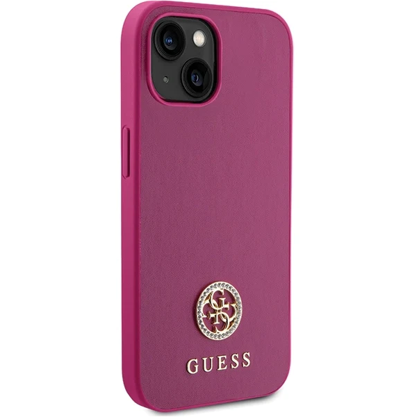 iPhone 15 Hardcase | Guess Backcover | Roze – foto 2