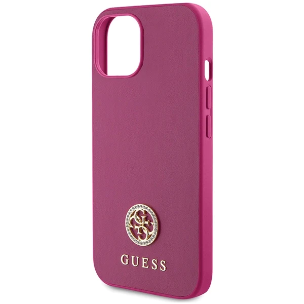 iPhone 15 Hardcase | Guess Backcover | Roze – foto 3
