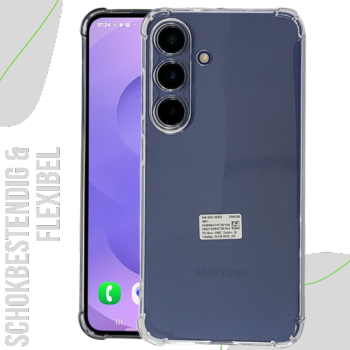 Samsung Galaxy S25 Edge Transparant Hoesje &ndash; Schokbestendig & Flexibel