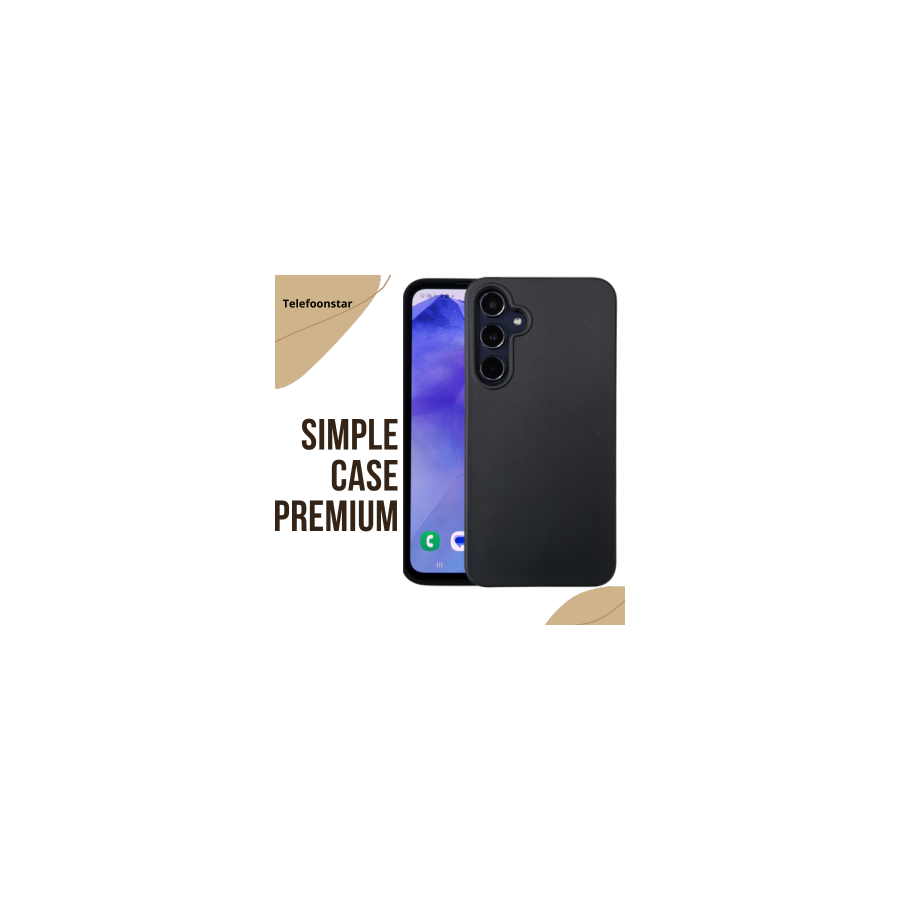 S25 Edge Zwart Hoesje &ndash; Stevige Backcover Bescherming
