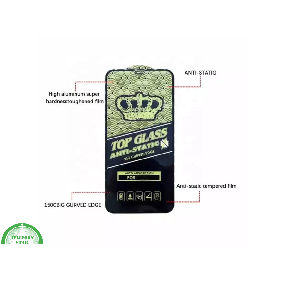 Privacy Screenprotector iPhone 17 &ndash; Top Glass Anti-Static Gehard Glas