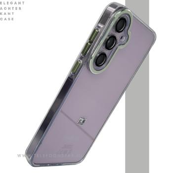 Transparant groen knop Hoesje Samsung Galaxy A17 Schokbestendige Bescherming
