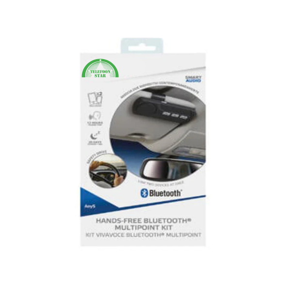 Bluetooth Carkit Handsfree &ndash; Multipoint Auto Speaker met Clip – foto 4