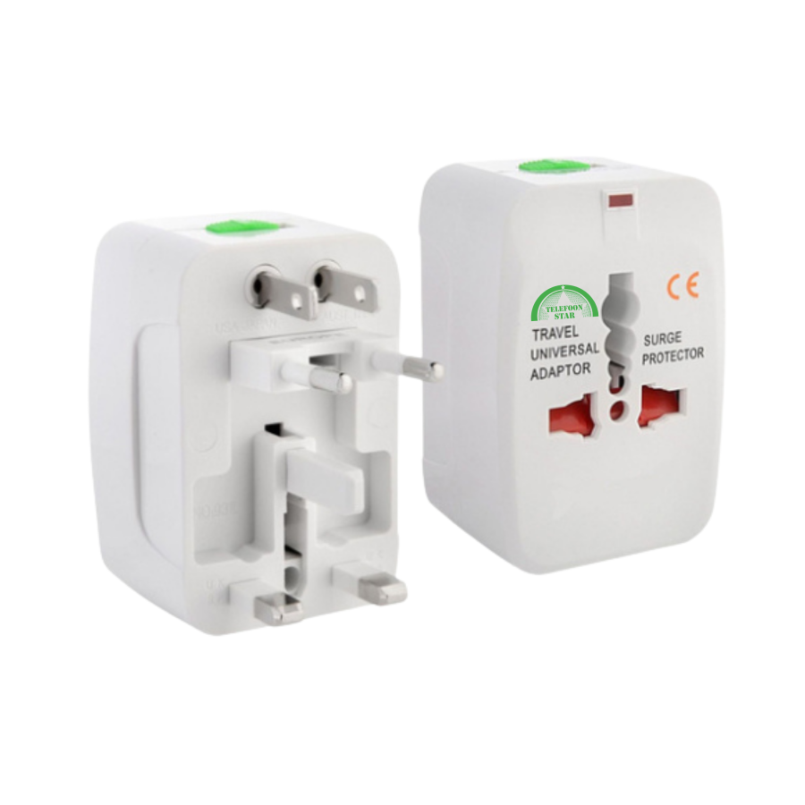 Universele Wereldstekker met Surge Protector